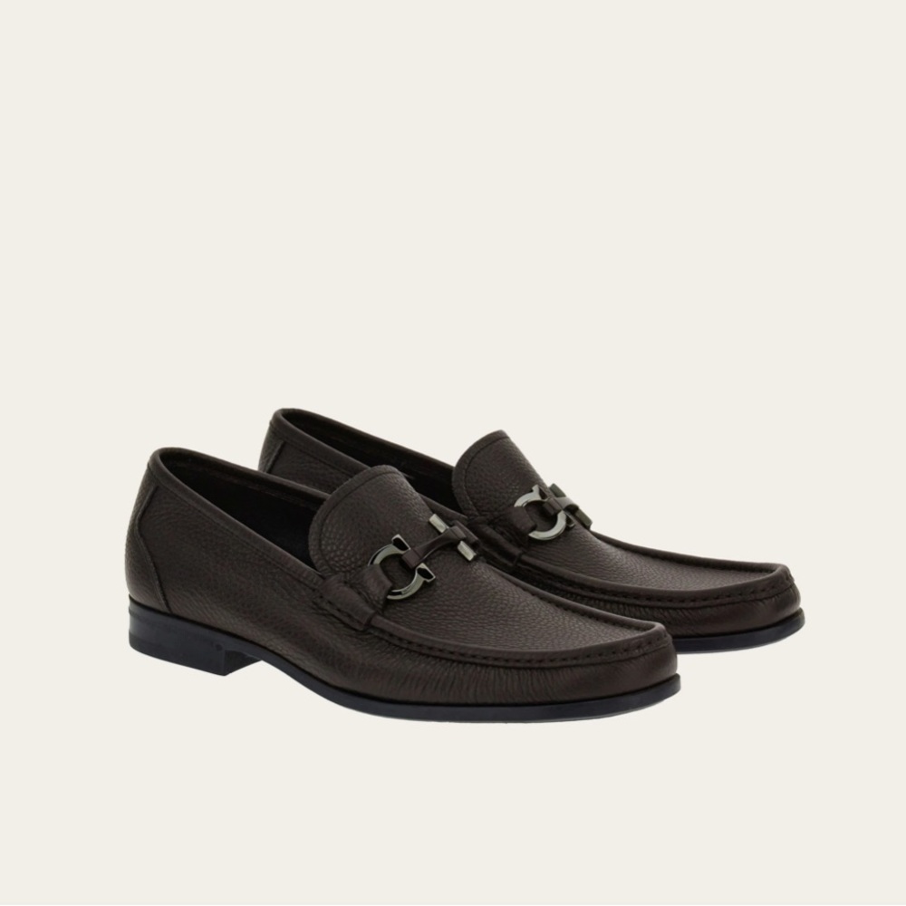 Ferragamo Brown Loafers Size 9 - Picture 3 of 9
